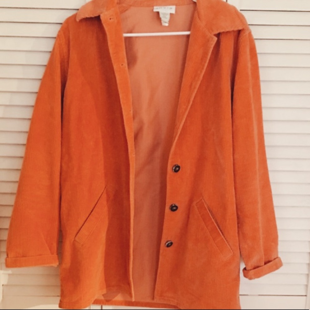 Vintage Corduroy Orvis Trench Coat